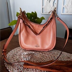 Coach Women's Peach Leather Bag